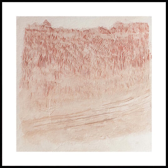 Textured Whispers Plakat / 70x70cm
