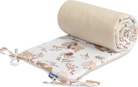 Sensillo Sengekant Til Sprinkelseng 180x30cm Ulv Og Venner Beige Sensillo Sengekant Til Sprinkelseng 180x30cm Ulv Og Venner Beige