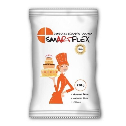 Smartflex Oransje Fondant Velvet 250g Smartflex Oransje Fondant Velvet 250g