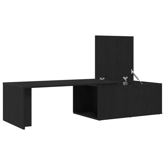 Kaffebord i svart eik 150x50x35 cm