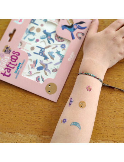 Auzou Små Tatoveringer Unicorns Multi Patterned One Size