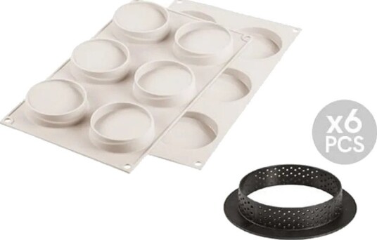 Silikomart Terteform Kit Mini Tarte Glam Silikomart Terteform Kit Mini Tarte Glam