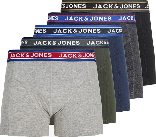 Jack & Jones Jacoliver Trunks 5 Pack Noos Black L
