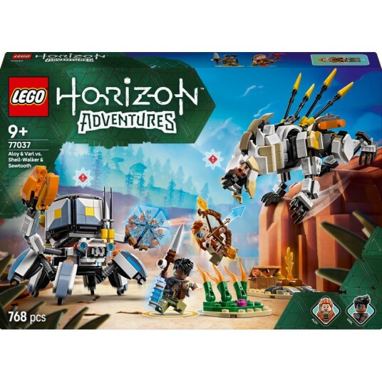 LEGO Horizon Aloy og Varl mot skallvandrer og sagtann 77037 LEGO Horizon Aloy og Varl mot skallvandrer og sagtann 77037
