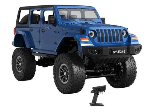 Double Eagle RC remote control car 1:14 blue Jeep Crawler Pro E340-003