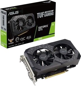 Asus GeForce GTX 1650 TUF Gaming V2 OC Edition 4GB GDDR6 - 4GB GDDR6 RAM - Grafikkort