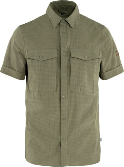 Fjellreven Men's Abisko Trekking Shirt SS Grønn S Man