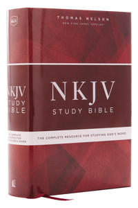 Thomas Nelson NKJV Study Bible, Hardcover, Comfort Print