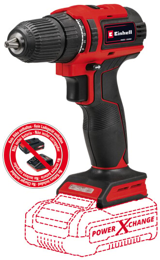 Einhell TE-CD 18/40 Li Batteridrevet Boremaskin med Slagfunksjon Einhell TE-CD 18/40 Li Batteridrevet Boremaskin med Slagfunksjon
