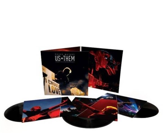 Roger Waters Us + Them Triple Gatefold Cover Vinyl 3lp