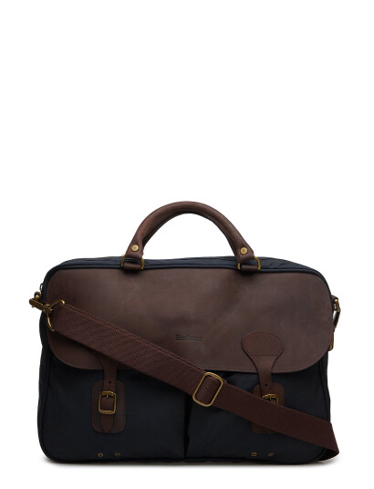 Barbour Barbour Wax Briefcase Brown ONE SIZE Barbour Barbour Wax Briefcase Brown ONE SIZE