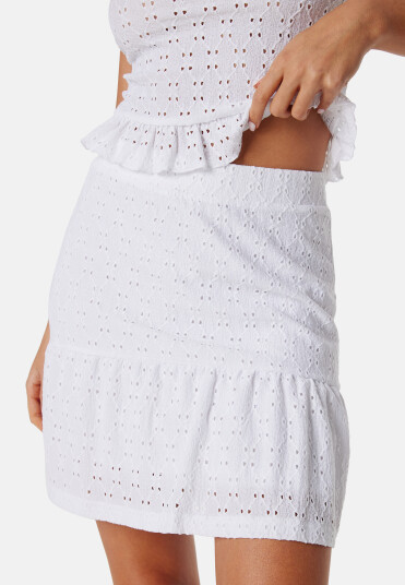 BUBBLEROOM Broderie Anglaise Set White S