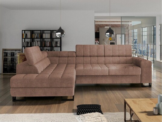 Warwick Sovesofa Med 3 Seters Sjeselong Brun
