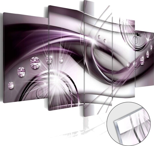 Bilde På Akryl Violet Glow 100x50 Artgeist sp. z o. o.