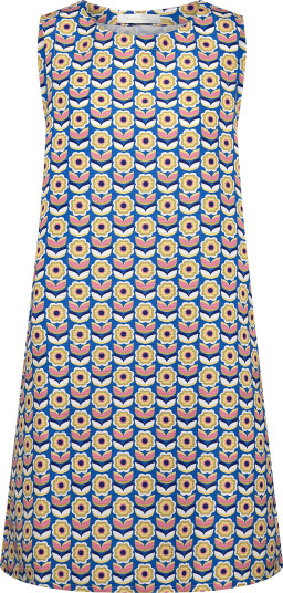 Naja Lauf | Pauline Dress Ribbed 60S Flowers | 34