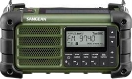Sangean MMR-99 Vevradio med Solcelle og Bluetooth, Grønn