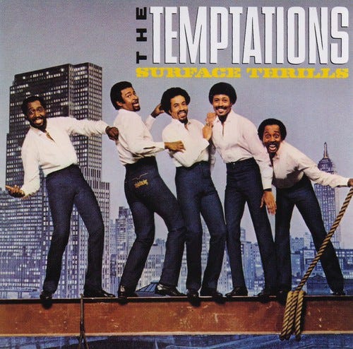 The Temptations Surface Thrills CD The Temptations Surface Thrills CD
