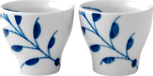Royal Copenhagen Blue Fluted Mega eggeglass 2-pakn. 4,8 cm Royal Copenhagen Blue Fluted Mega eggeglass 2-pakn. 4,8 cm