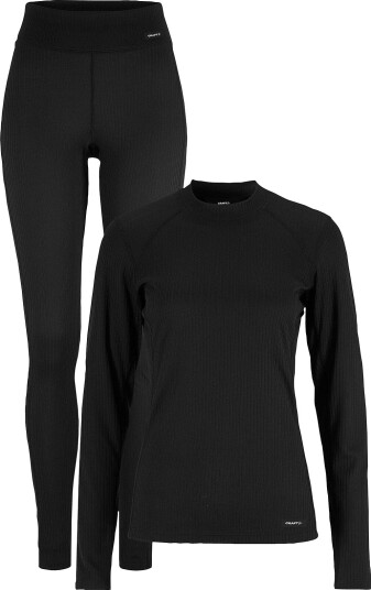 Craft Superundertøy Baselayer Set 2 W Svart for Damer