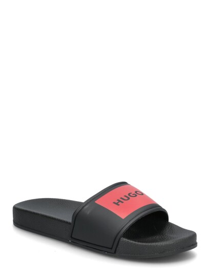 Hugo Kids Aqua Slides Black 32