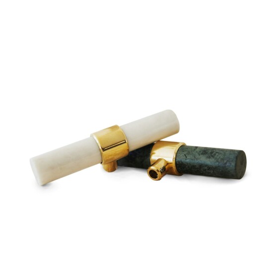 Klong Baton Damper Handle Green Marble Klong Baton Damper Handle Green Marble