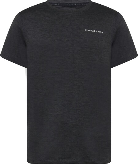 Endurance Abdon M Melange S/S Tee Black L