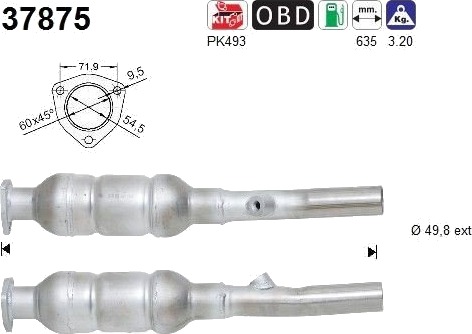 Katalysator AS 37875