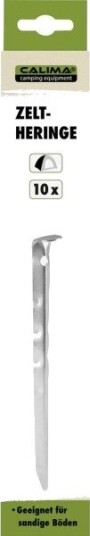 Calima teltutstyr 46019 Teltplugg 225 Mm X 15 Mm X 15 Mm 10 Stk