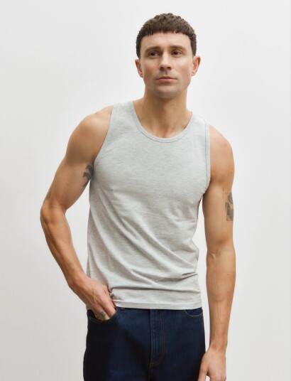Enkel Studio Tank Top 2 Pack Eswilliam Grey XXXL Enkel Studio Tank Top 2 Pack Eswilliam Grey XXXL