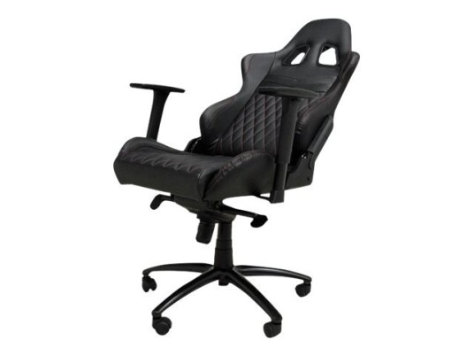 Lc Power Lc-Gc-3 - Stol - Ergonomisk - Armlener - T-Formet - Roterende - Plastikk Metall Skumplast Polyuretanlær - Svart