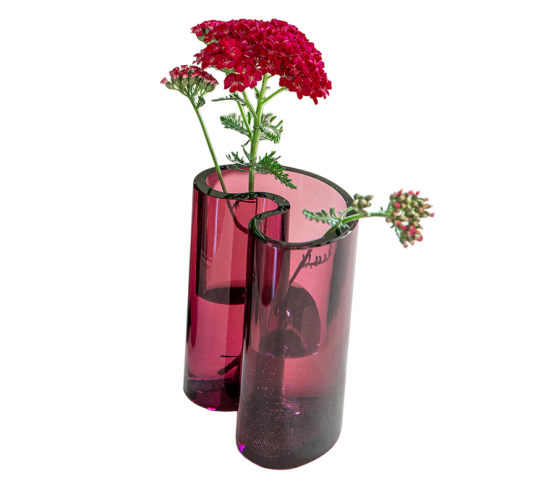 Bror vase 11 cm aubergine Bror vase 11 cm aubergine