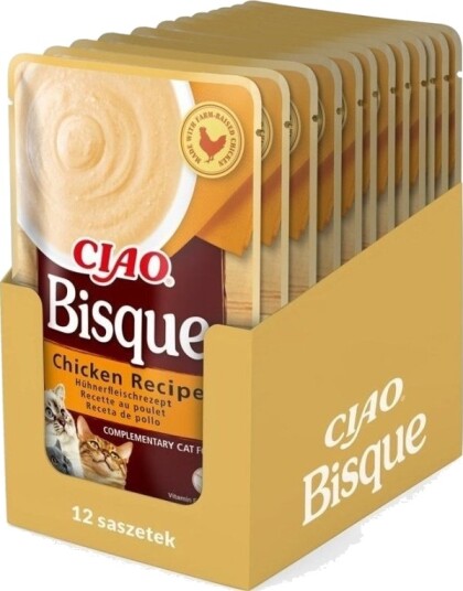 Inaba Ciao Bisque Kylling Godbit 40 G Inaba Ciao Bisque Kylling Godbit 40 G