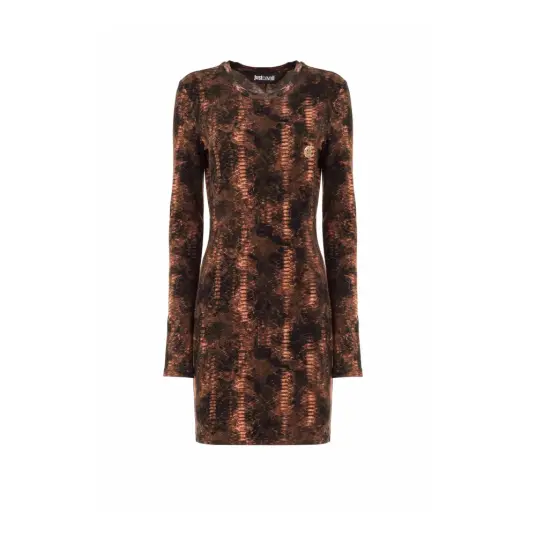 Roberto Cavalli Dame Kjoler Brun L, Roberto Cavalli Dame Kjoler Brun L,