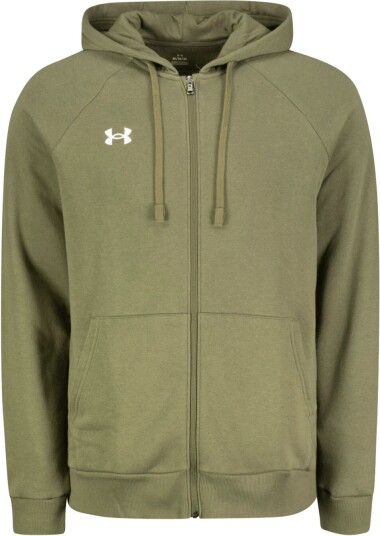 Under Armour Rival Fleece Full Zip Hoodie hettejakke herre Marine Od Green Under Armour Rival Fleece Full Zip Hoodie hettejakke herre Marine Od Green