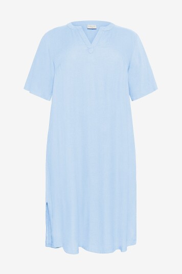 KAFFE Curve   Kjole kcMille Kaftan Dress   Blå