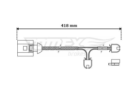 Slitasjevarsler bremseklosser TOMEX Brakes TX 30 51