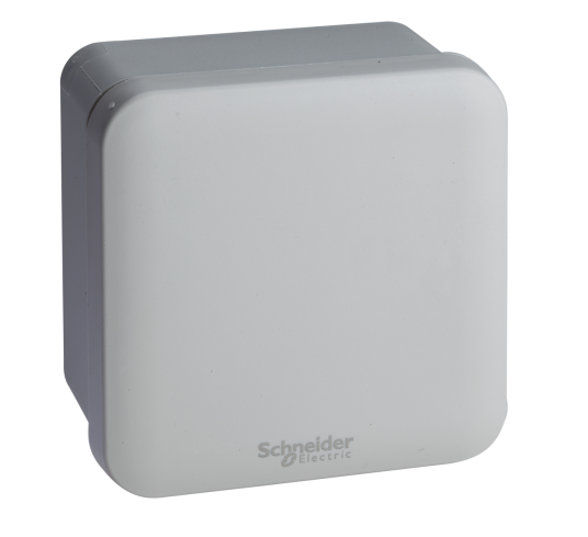 Schneider Electric ENN05044 Koblingsboks grå glatt 80 x 80 x 45 mm Installasjonsmaterial