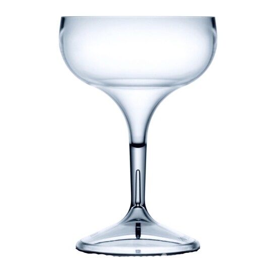 Tinto champagneglass coupé i plast 25,5 cl