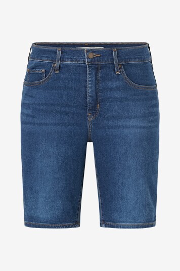 Levi's Plus Jeans shorts PL Shaping Bermuda Clever Girl Blå