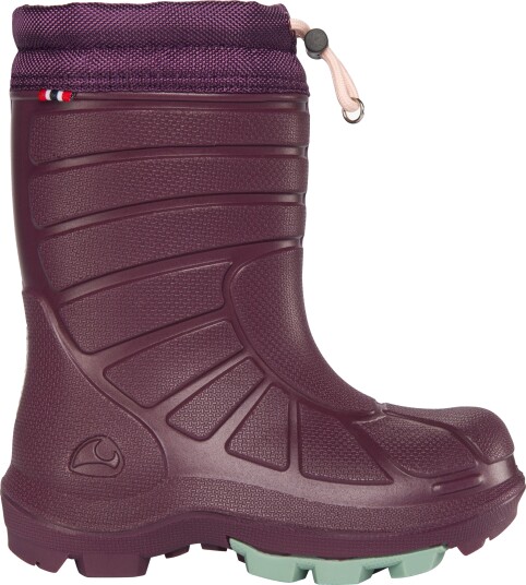 Viking Extreme Fôrede Gummistøvler Plum 34