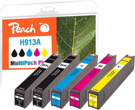 Kompatibel med HP No. 913A blekkpatron multipakke Plus, 5-pack