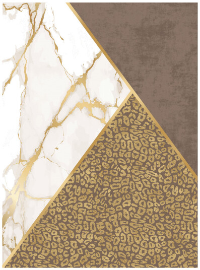 Wilton teppe Granada brun/hvit/gull Størrelse: 160 x 230 cm