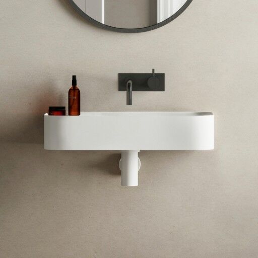 Copenhagen Bath Yuno LR 55 servant 550x300 mm, Hvit Matt Copenhagen Bath Yuno LR 55 servant 550x300 mm, Hvit Matt