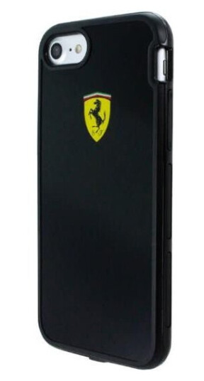 Ferrari Racing Shield Mobildeksel til iPhone 7/8/SE 2020/SE 2022 Svart/Gjennomsiktig