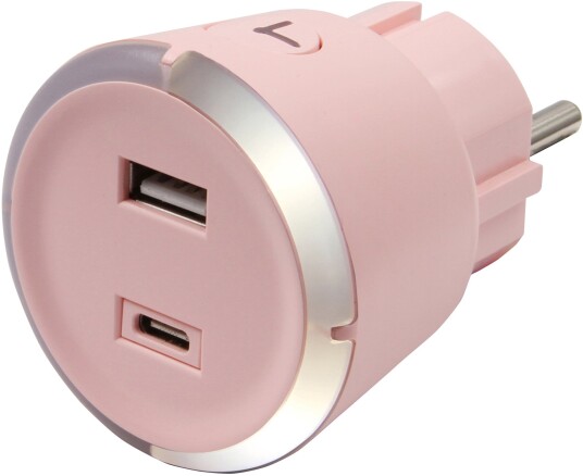 CAPiDi USB Lader / Timer A+C Pink