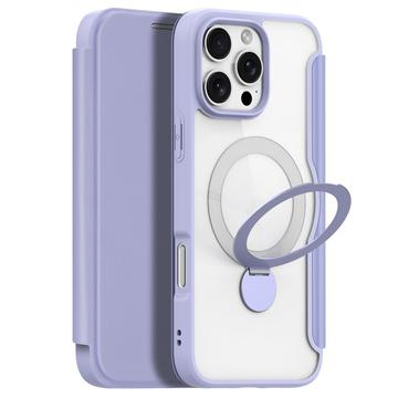 Dux Ducis iPhone 16 Pro Max Skin X Pro magnetisk flip deksel   Lilla