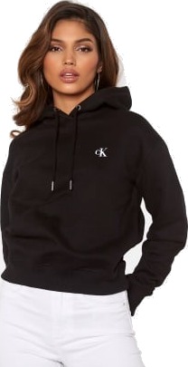 Calvin Klein Jeans CK Embroidery Hoodie BAE CK Black XS