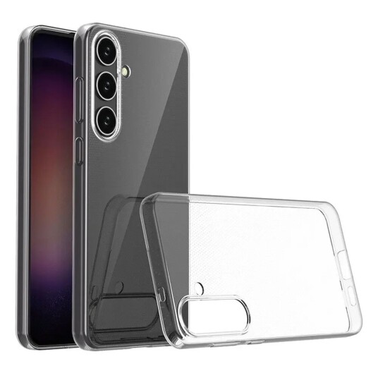 INCOVER Samsung Galaxy S24+ (Plus) Fleksibelt TPU-Plast Bakdeksel - Gjennomsiktig