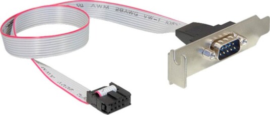 DeLOCK Low Profile Panel COM 9-pin 1x Seriell
