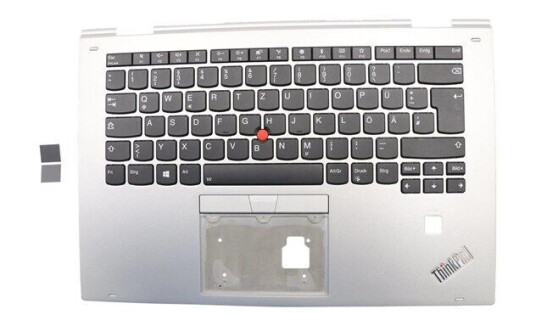 Lenovo Darfon - Brbart tastatur - til utskifting - Tysk - Slv